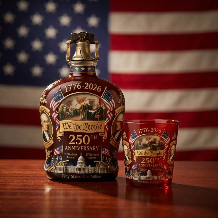 250th Anniversary Whiskey Decanter & Glass Set | 1776-2026 – Lane 76