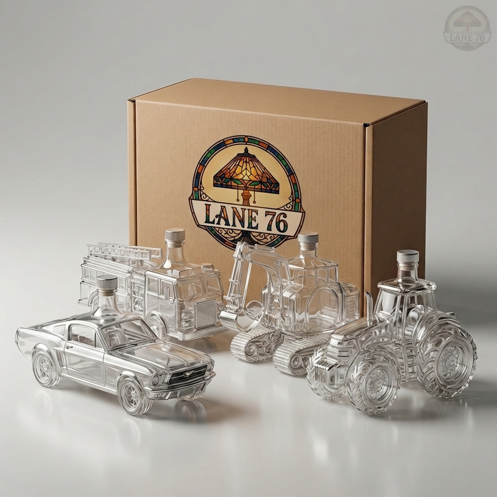 Lane 76 Whiskey Decanter Collection with Branded Gift Box