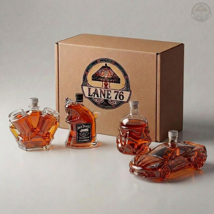 Lane 76 Whiskey Decanter Collection with Branded Gift Box