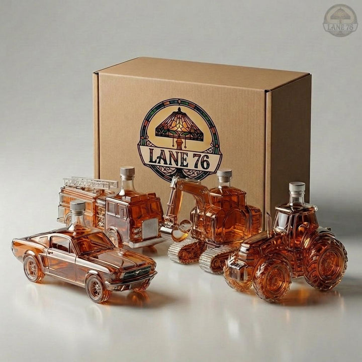 Lane 76 Whiskey Decanter Collection with Branded Gift Box