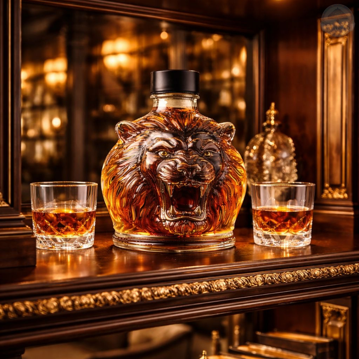 Whiskey Decanter - Lion Edition