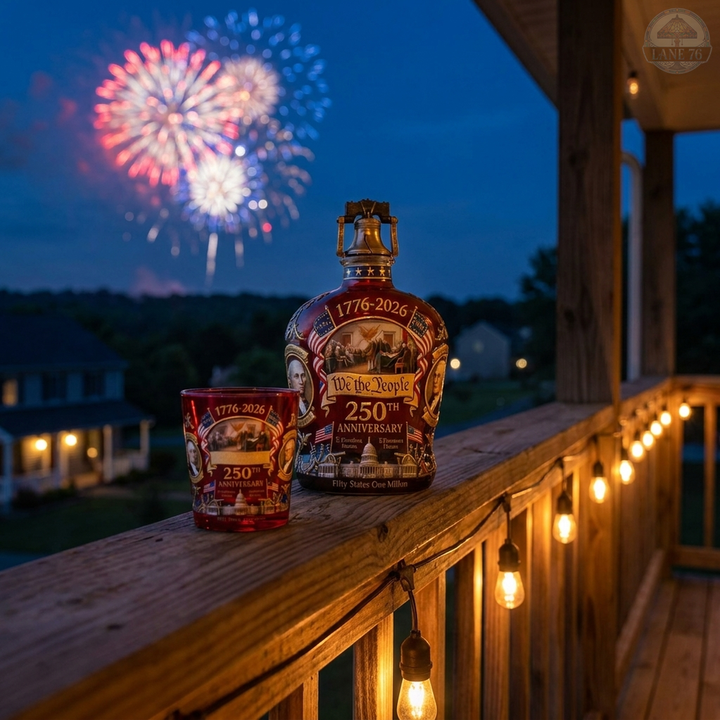 250th Anniversary Whiskey Decanter & Glass Set