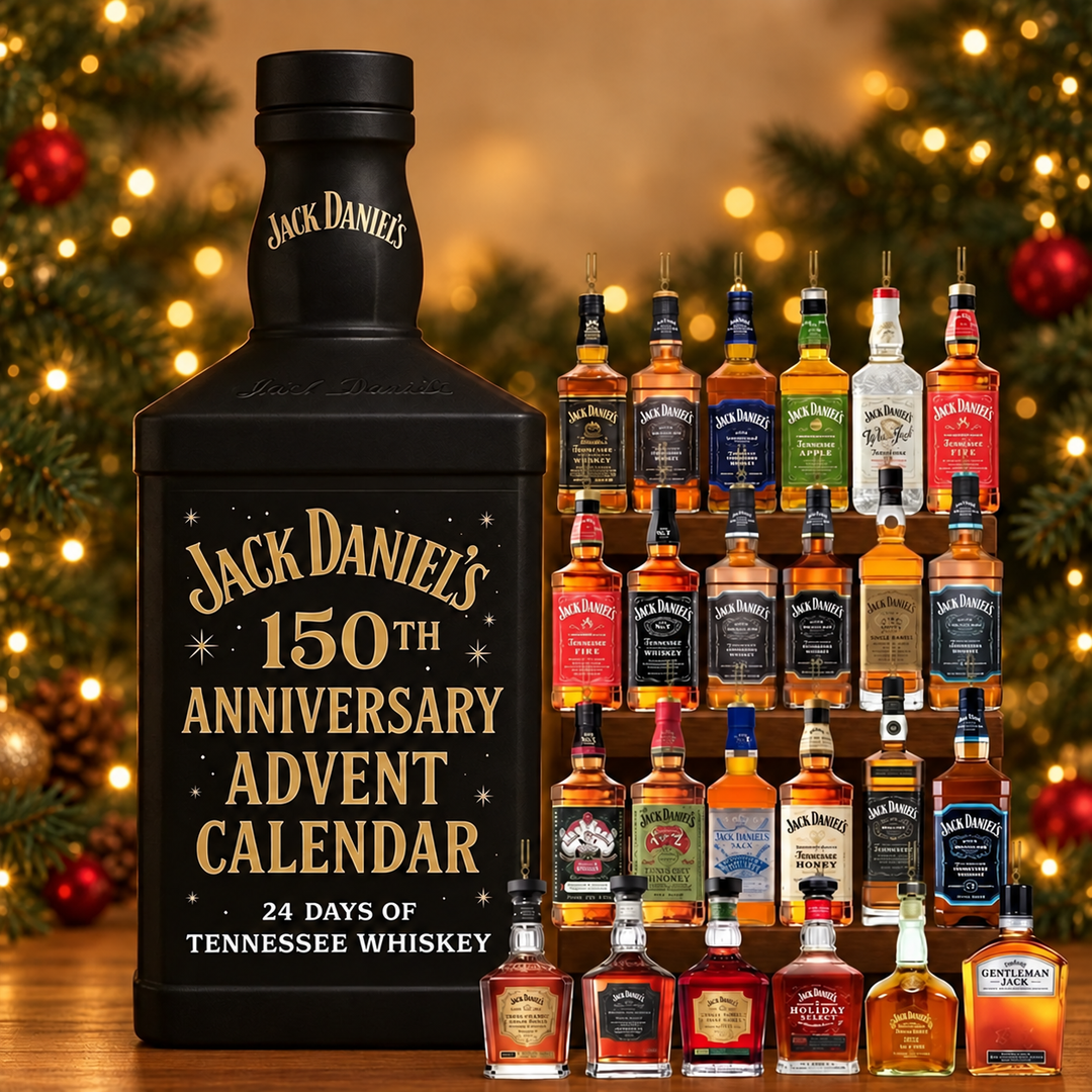 Jack Daniel’s Design Miniature Bottle Advent Calendar — product design and miniature decorative bottles.