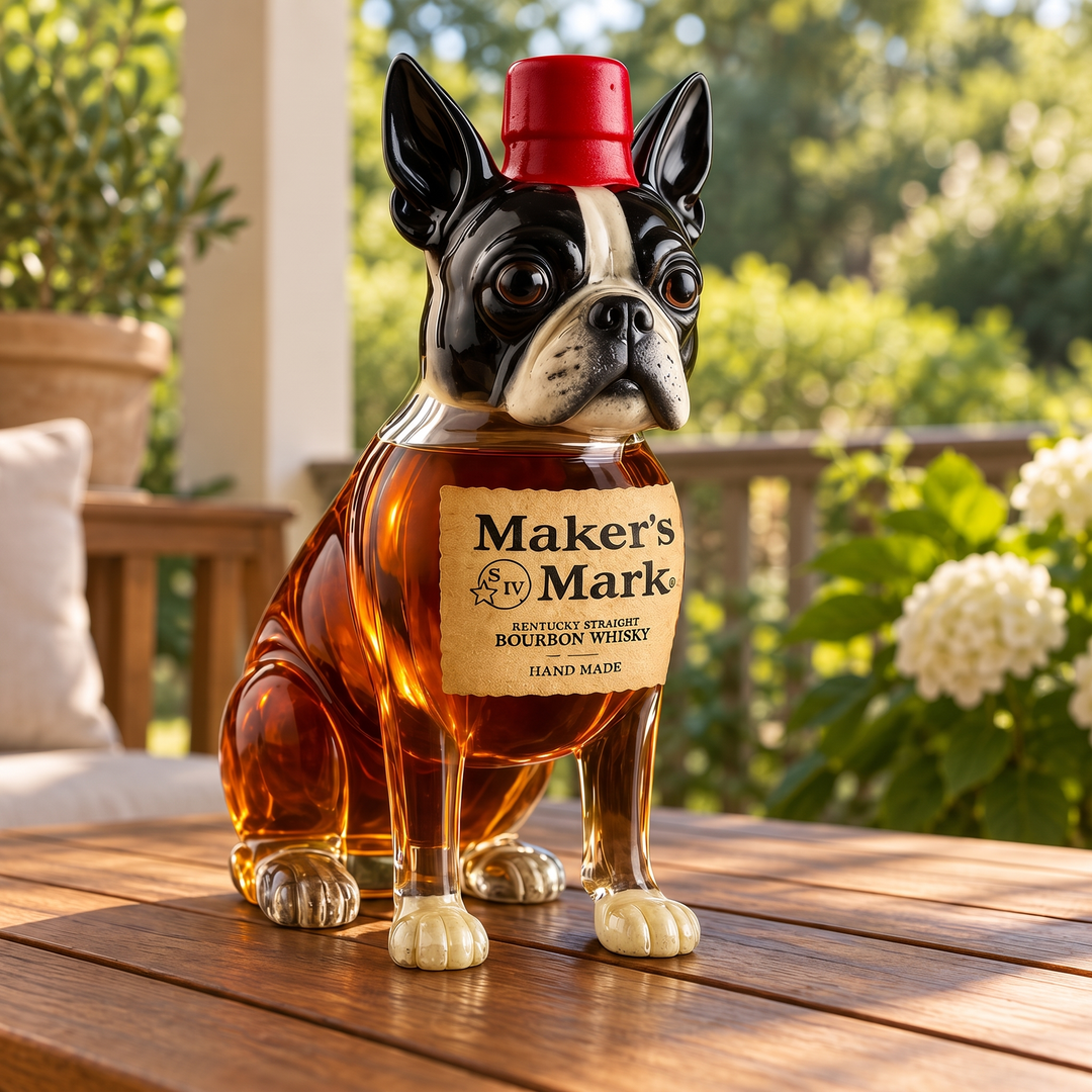 Whiskey Decanter - Boston Terrier Edition