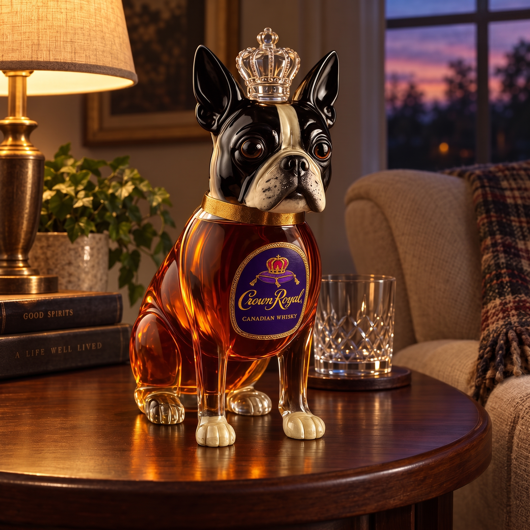 Whiskey Decanter - Boston Terrier Edition