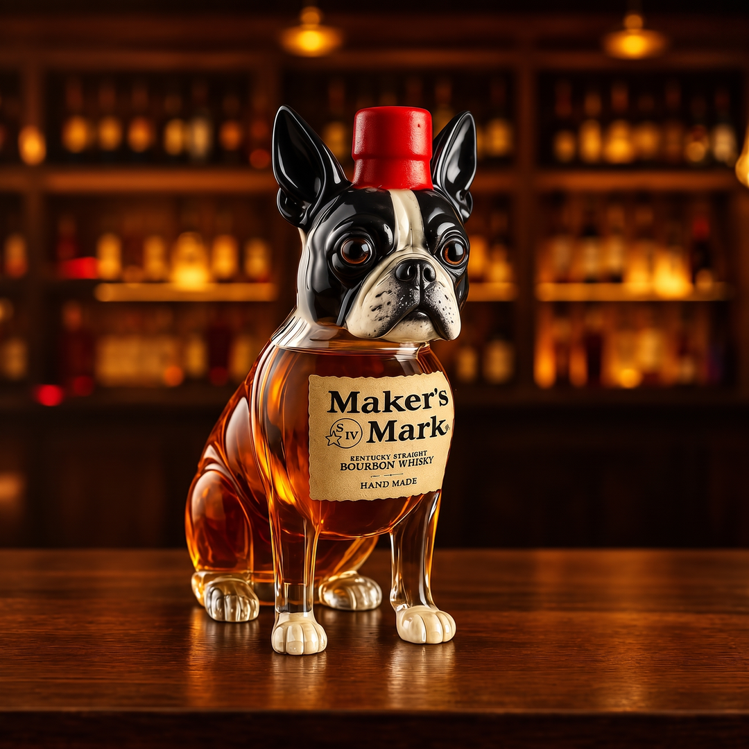Whiskey Decanter - Boston Terrier Edition