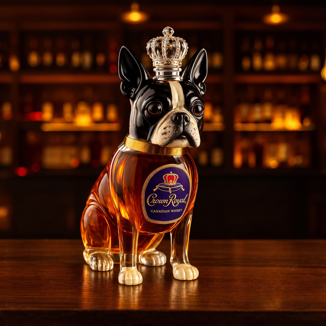Whiskey Decanter - Boston Terrier Edition