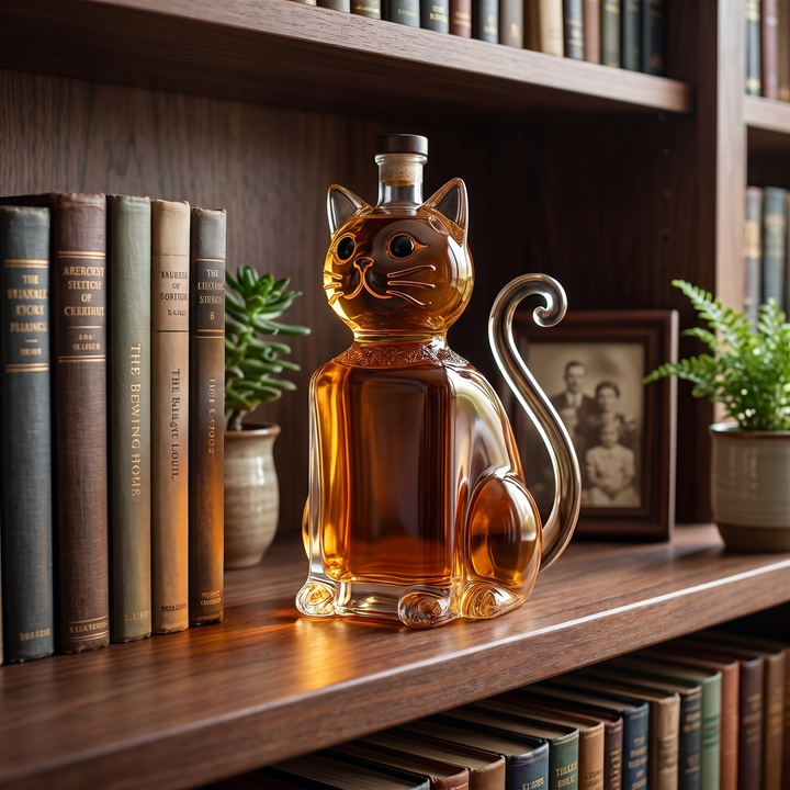 Whiskey Decanter - Cat Edition