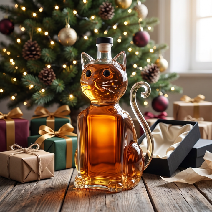 Whiskey Decanter - Cat Edition
