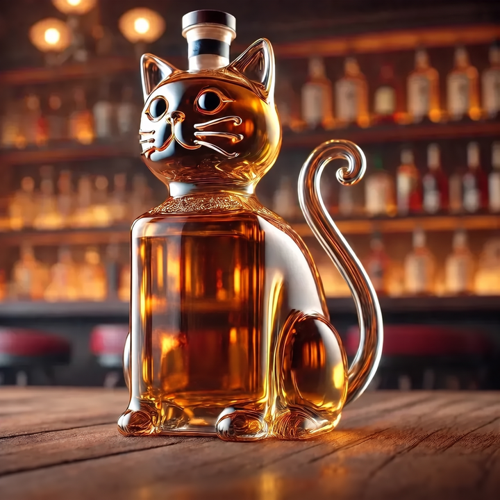 Whiskey Decanter - Cat Edition