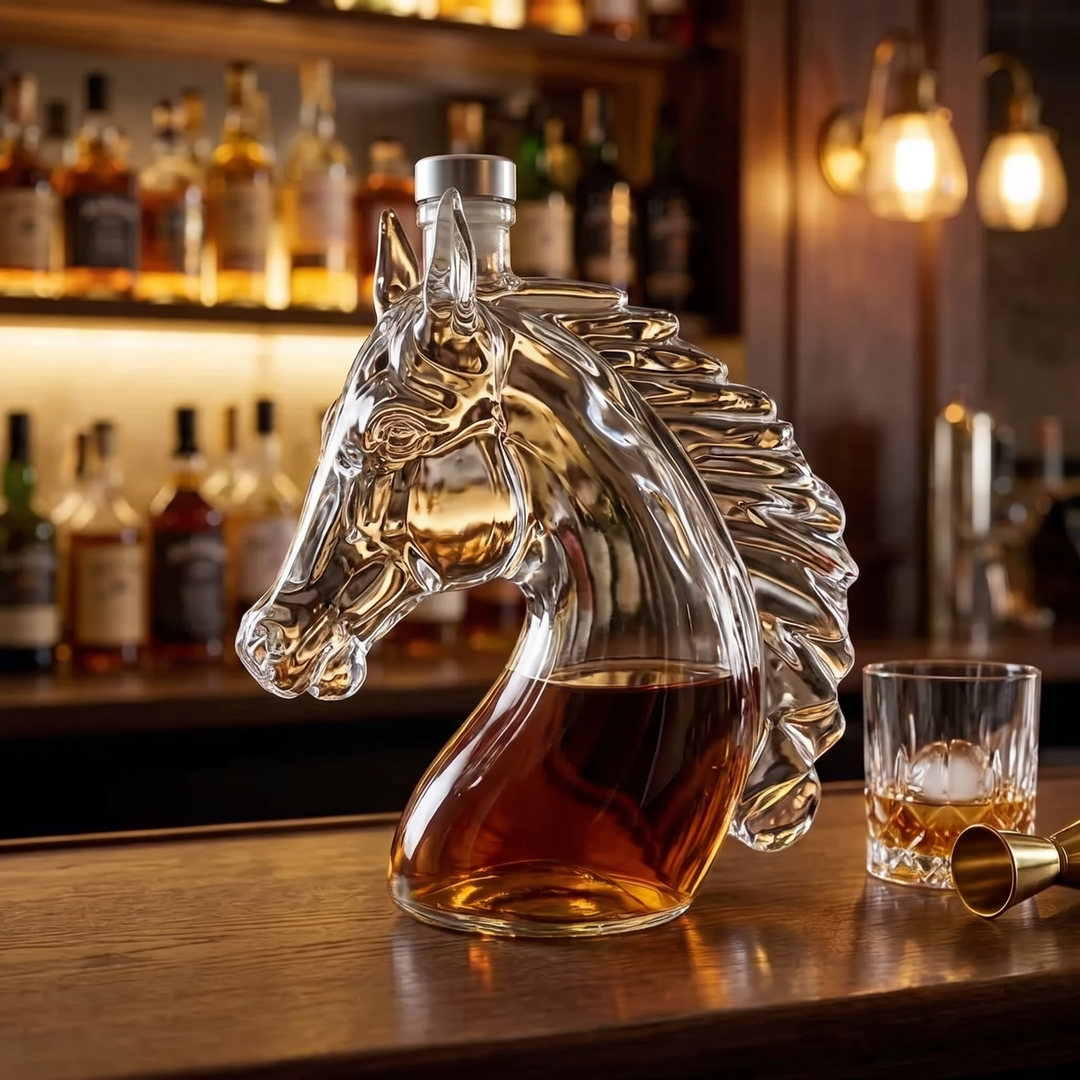 Whiskey Decanter - Horse Head Edition