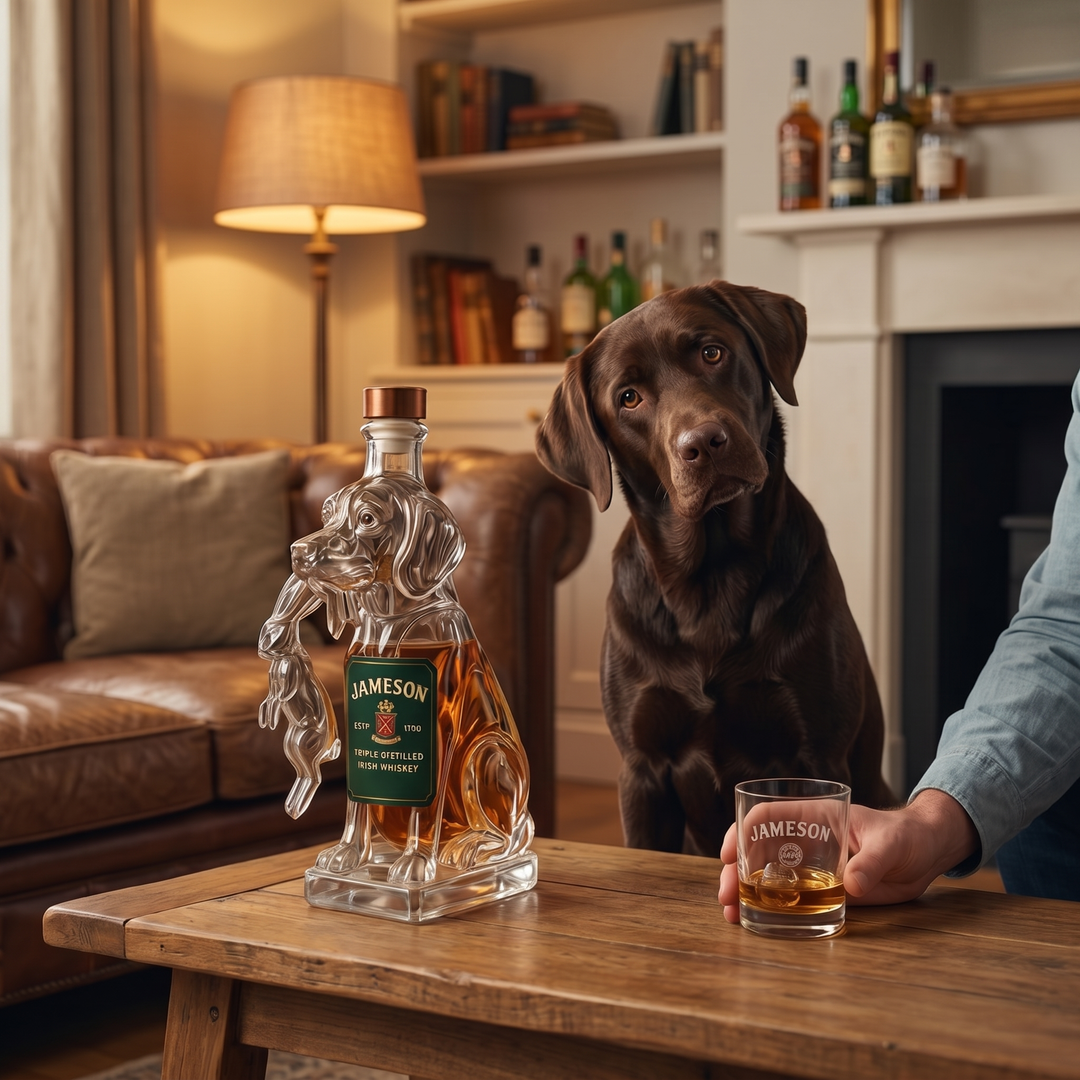 Whiskey Decanter - Hunting Dog Edition