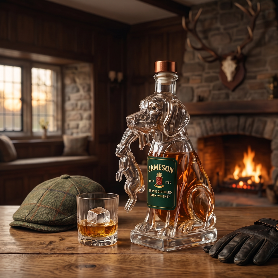 Whiskey Decanter - Hunting Dog Edition