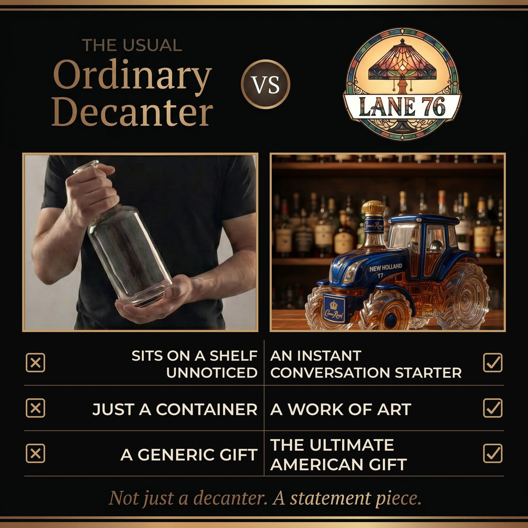 Whiskey Decanter - New Holland T7