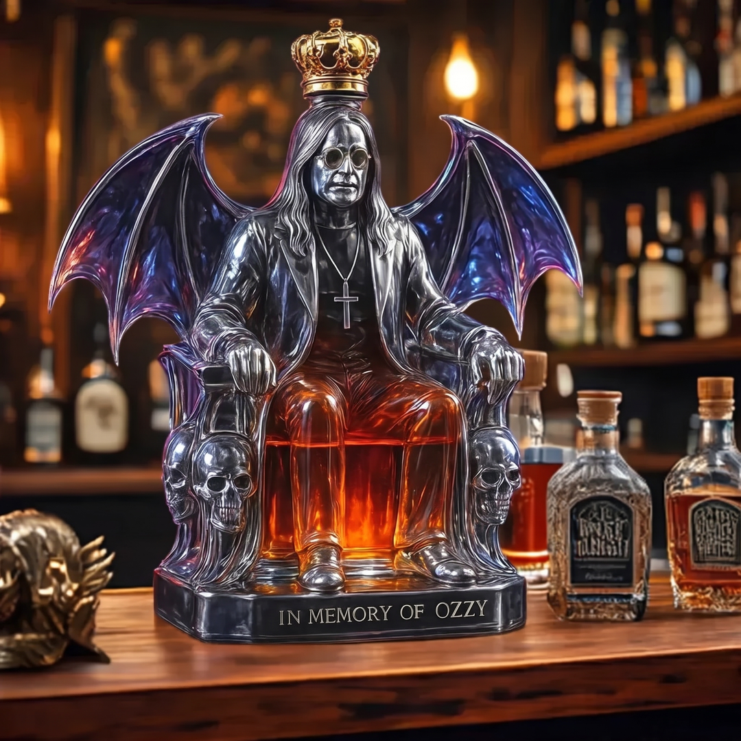 Whiskey Decanter - Ozzy Osbourne Throne Edition