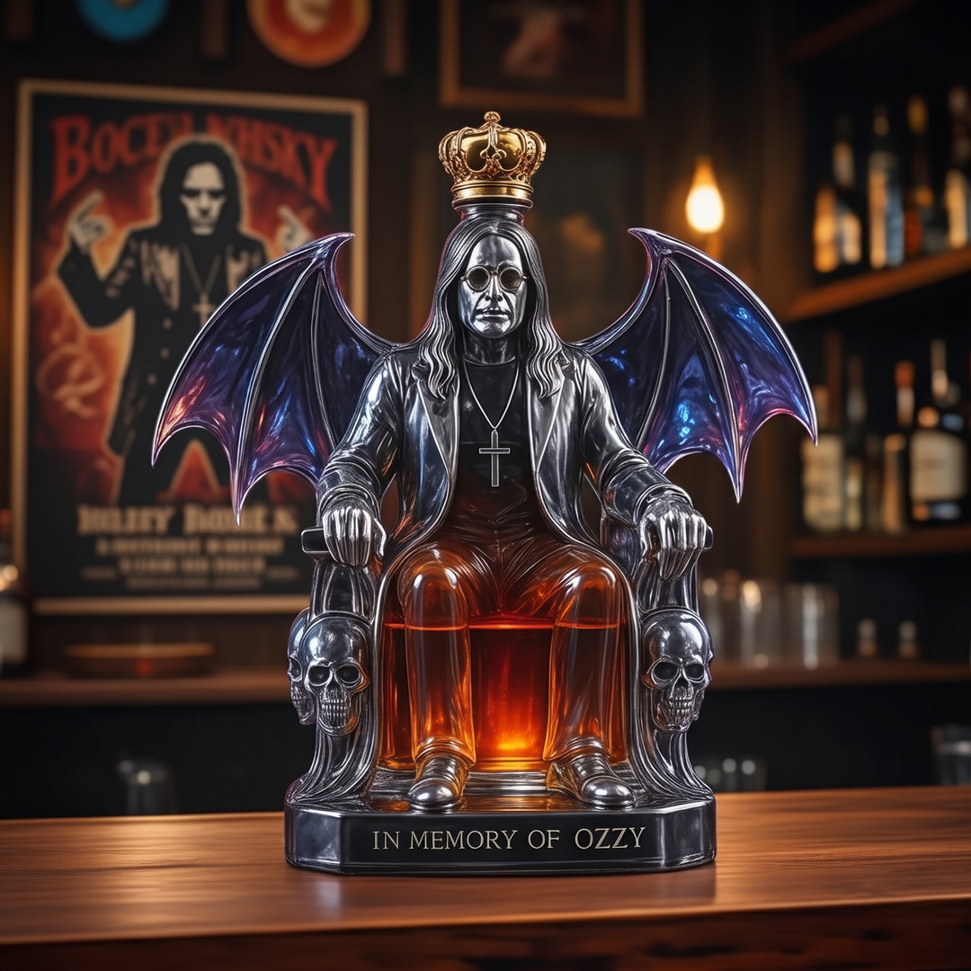 Whiskey Decanter - Ozzy Osbourne Throne Edition