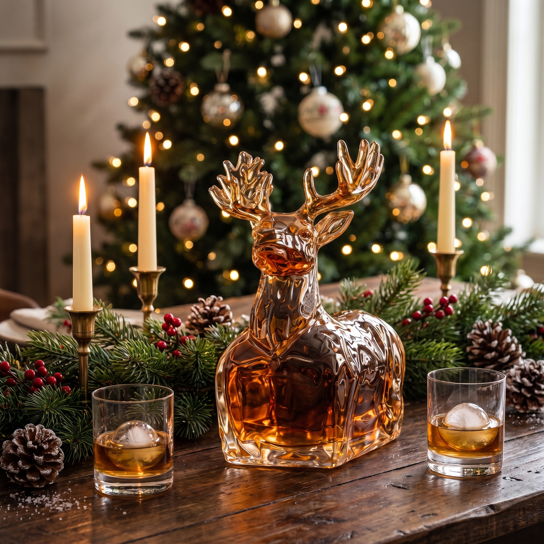Whiskey Decanter - Reindeer Edition