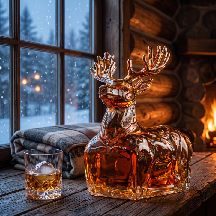 Whiskey Decanter - Reindeer Edition