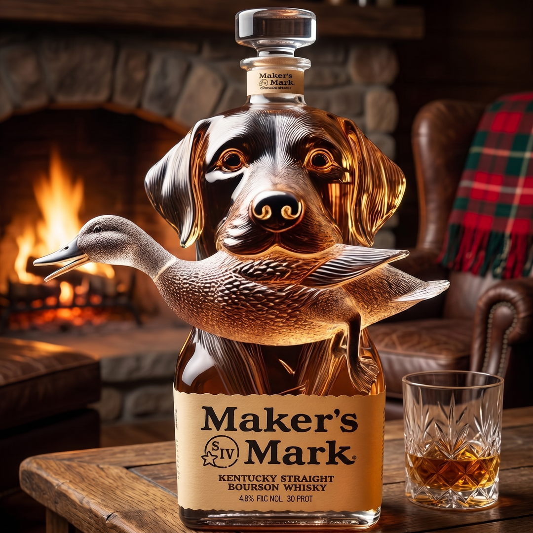 Whiskey Decanter - Retriever & Duck Edition