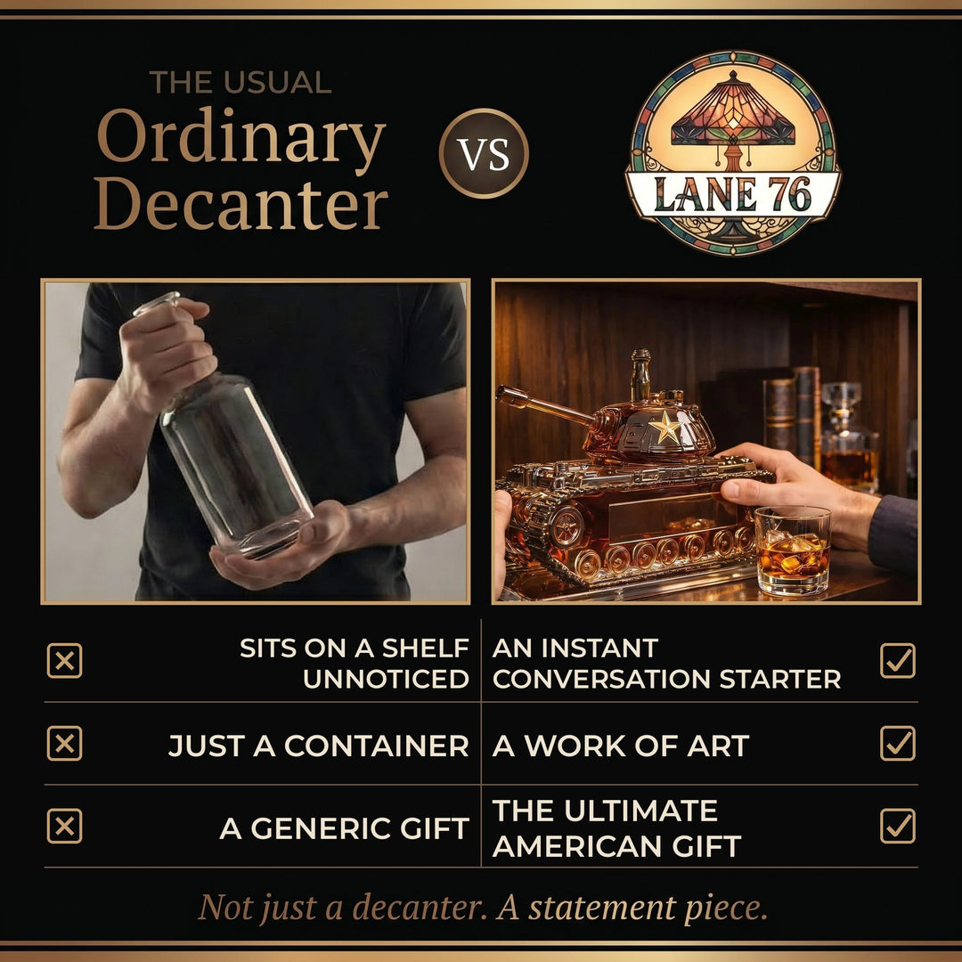 Whiskey Decanter - Tank Edition