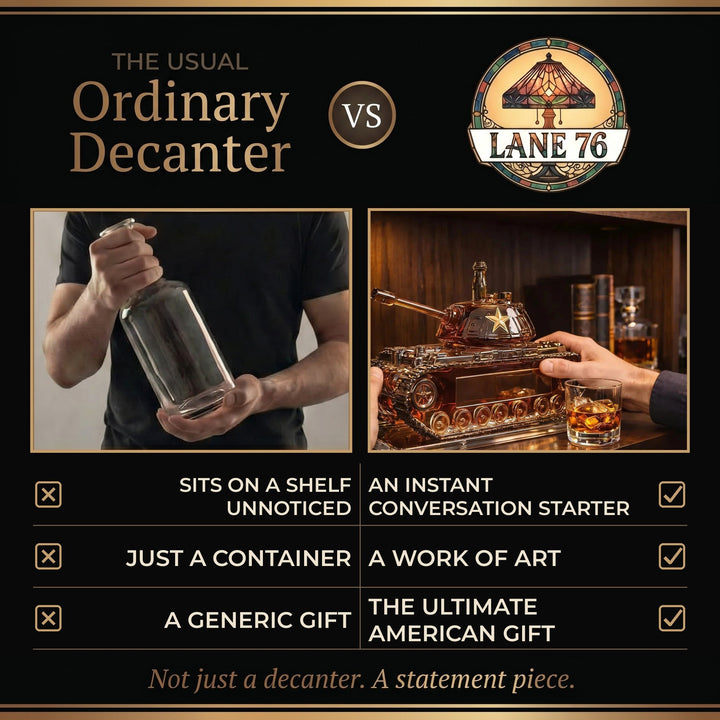 Whiskey Decanter - Tank Edition