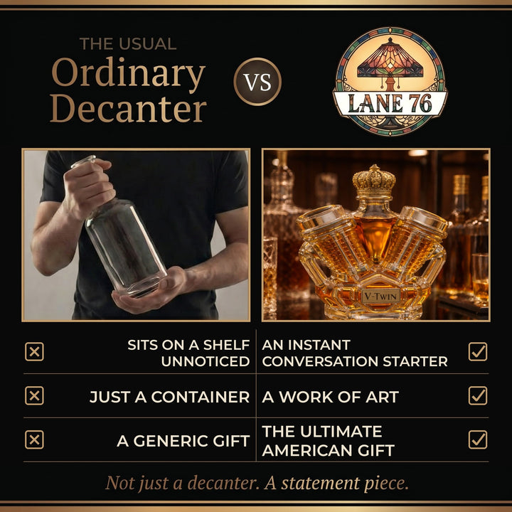 Whiskey Decanter - V-Twin Edition