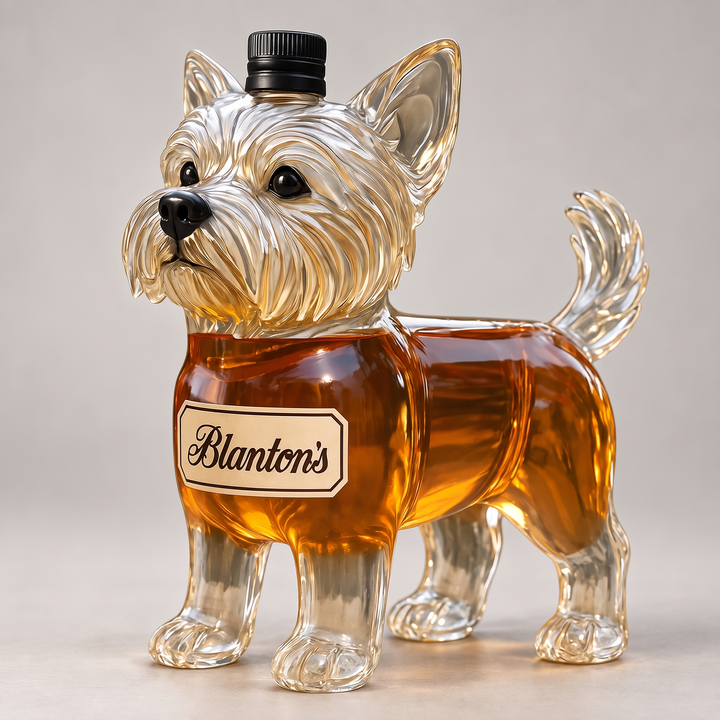 Whiskey Decanter - Yorkshire Terrier Edition