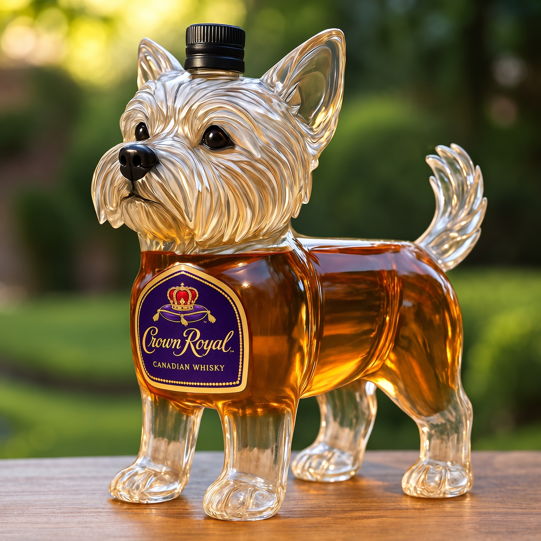 Whiskey Decanter - Yorkshire Terrier Edition