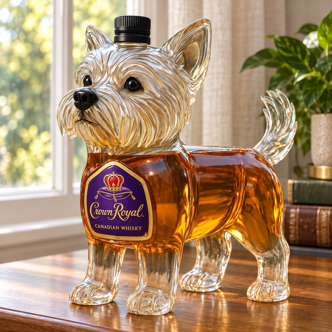 Whiskey Decanter - Yorkshire Terrier Edition